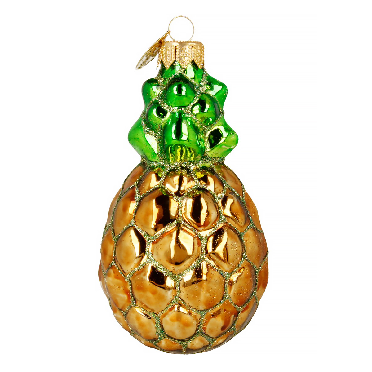 Коломеев Елочное украшение Ананас 8 х 8 х 11 см АУ-93 Фото 1.