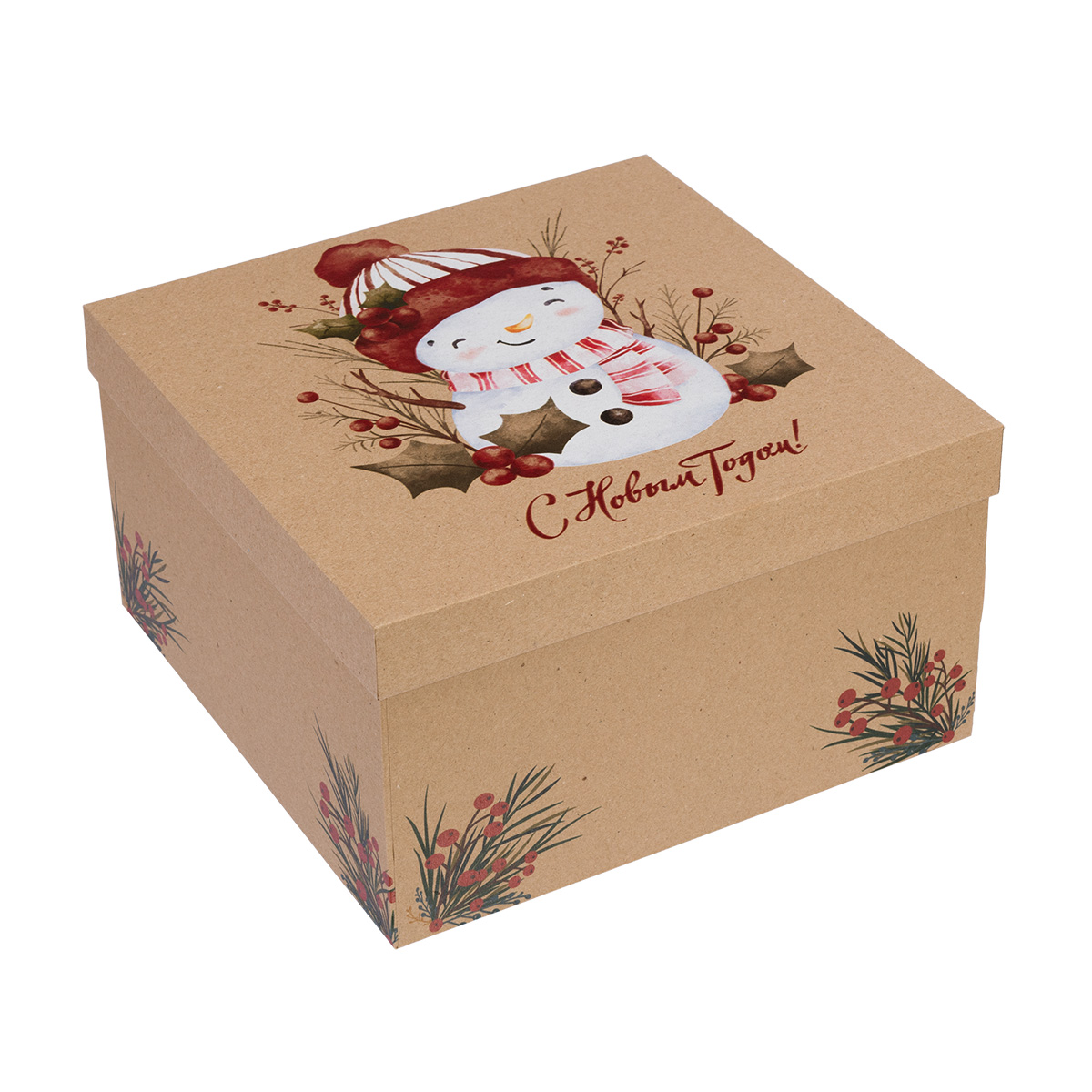 Stilerra SBOX-SKN4-10/7 Крафт-коробка подарочная 22 х 22 х 12 см 02 Персонажи Фото 1.