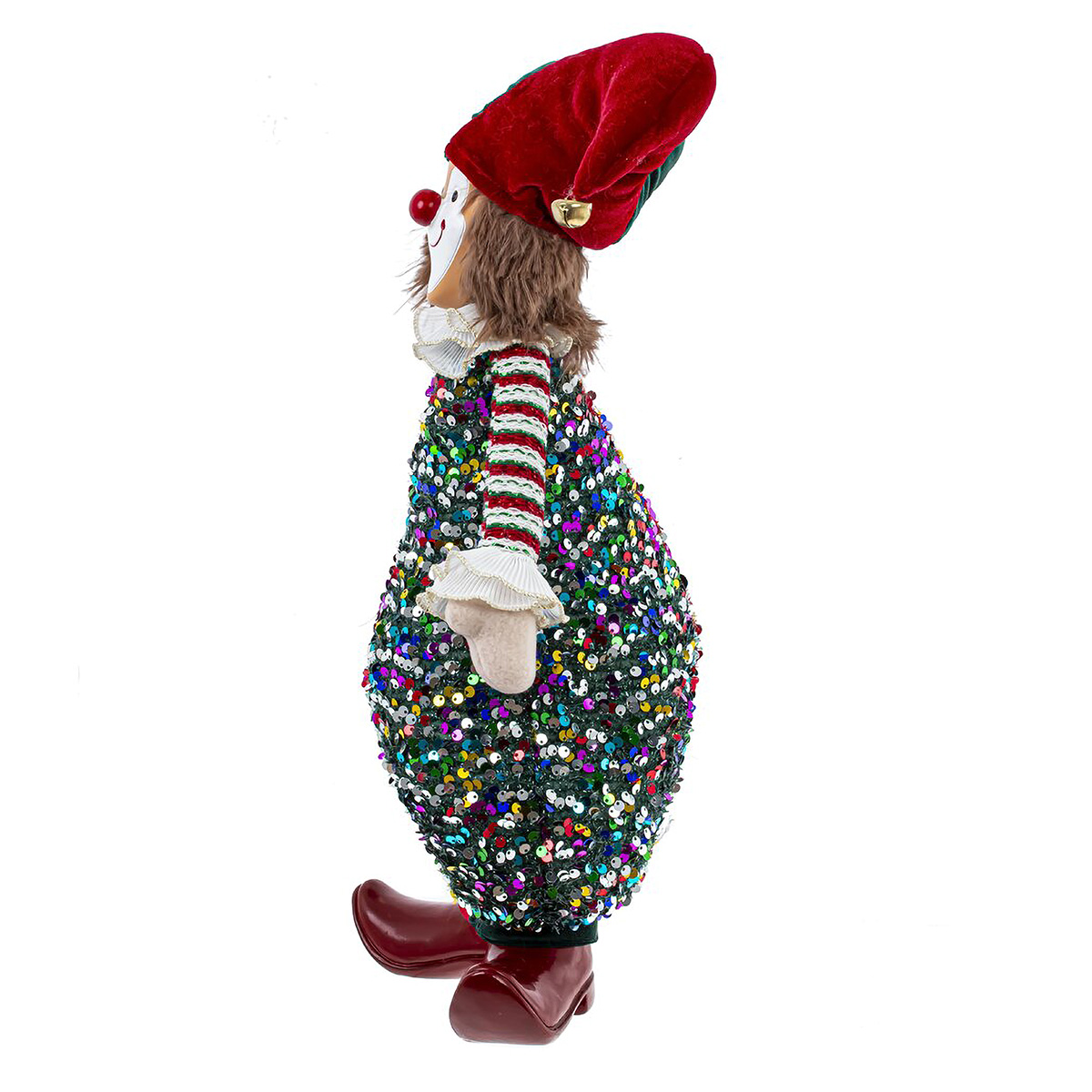 813491 Игрушка набивная Клоун 24 х 17 х 50 см Красный, Зеленый Фото 2.