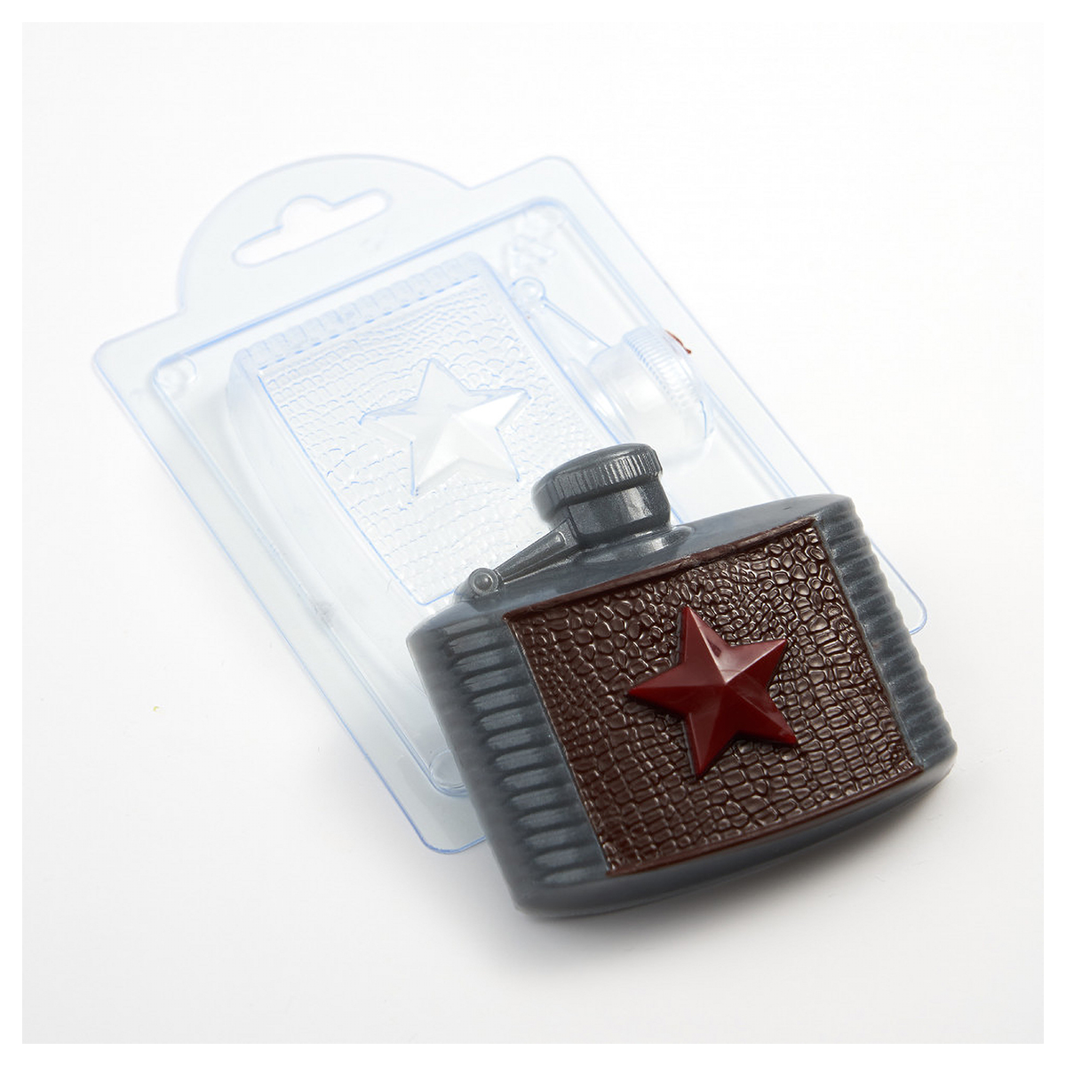 AnyMolds Форма пластиковая для мыла ПЭТ Фляга Фото 1.