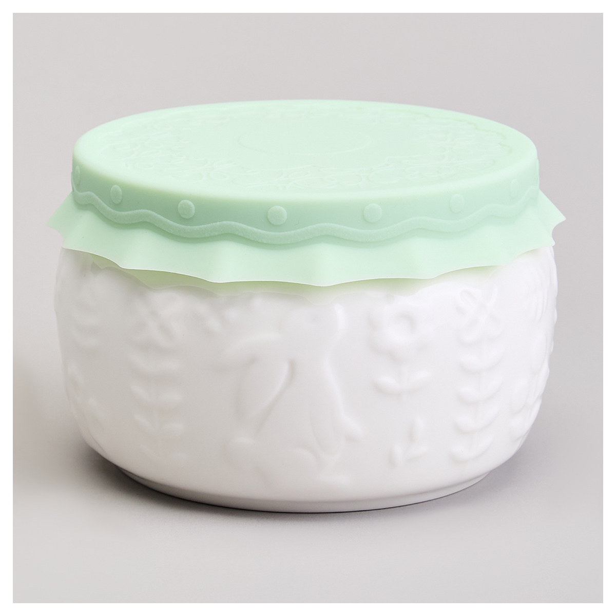 Посуда фарфоровая Lefard Sunday Банка с силиконовой крышкой 500 мл 359-909 Фото 1.