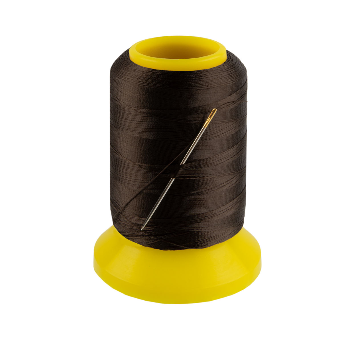 Швейные нитки (полиэстер) 100D/3 Gamma / Micron 1000 я 912 м №499 т.коричневый Фото 6.