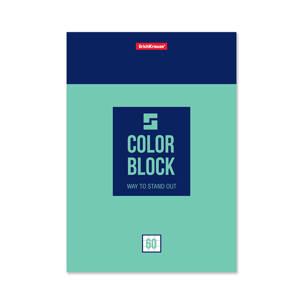 ErichKrause Блокнот Color Block A5 ( 148х210 мм) 60 л. клетка 49687 Фото 4.