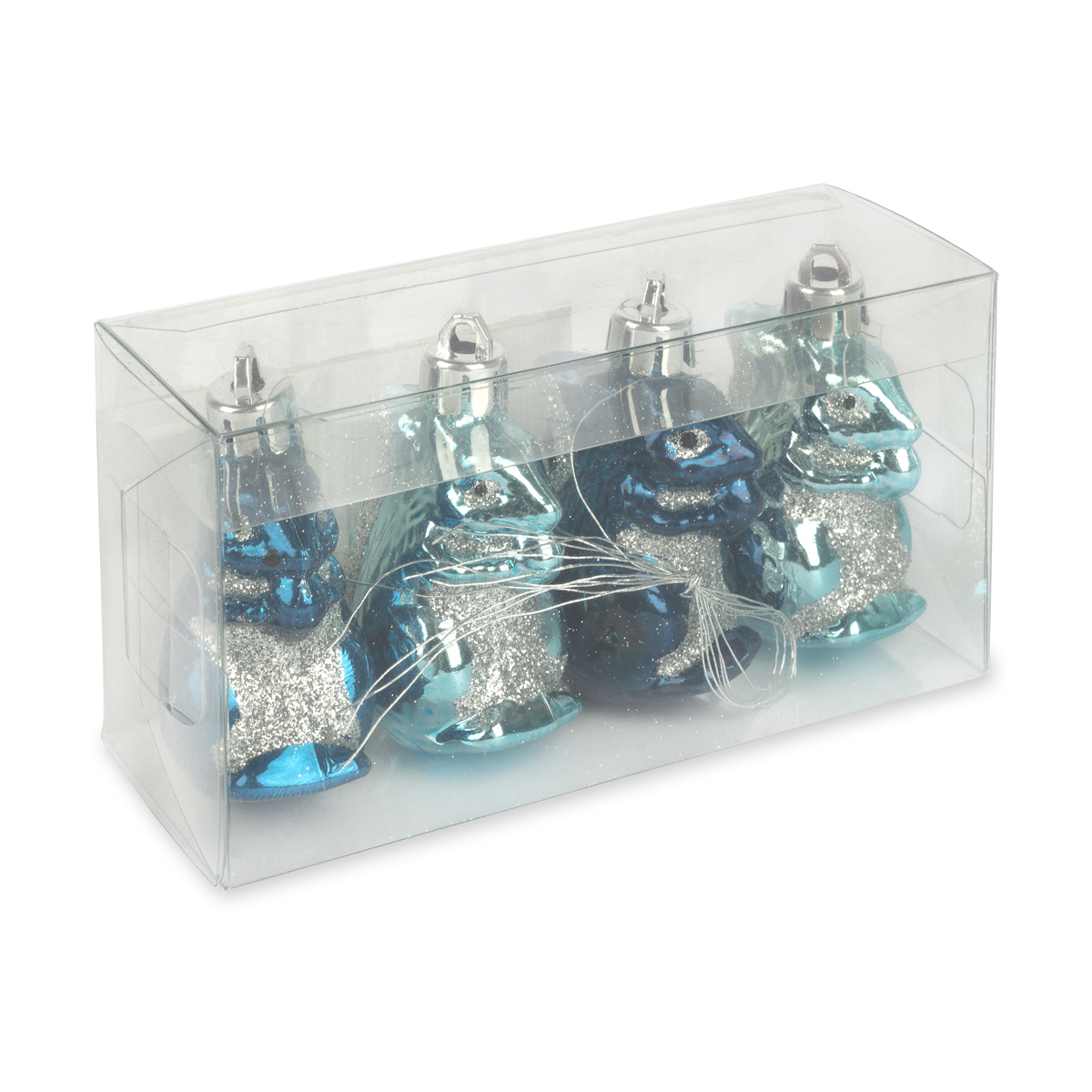 SNOWEEKON SNW-C051 Набор елочных игрушек 19 х 7.3 х 4.6 см 4 шт. №01 белочки 5.5 см Фото 2.