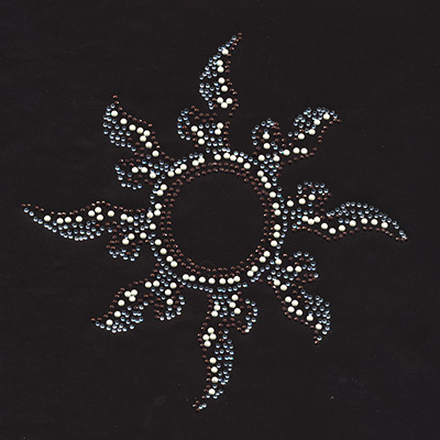 Термотрансфер RTM- 142 солнце 180 x 180 мм белый/медь Фото 1.