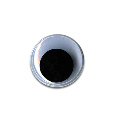 HobbyBe MER-10 Глаза круглые с бегающими зрачками d 10 мм черно-белые Фото 1.