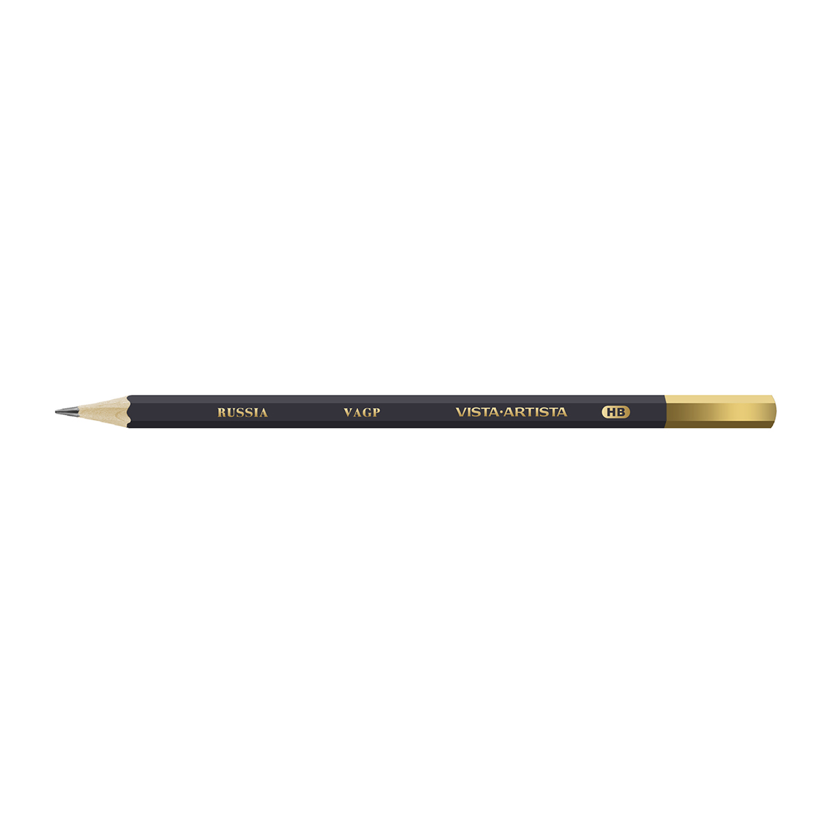 VISTA-ARTISTA VAGP Чернографитный карандаш заточенный ТМ (HB) . Фото 1.