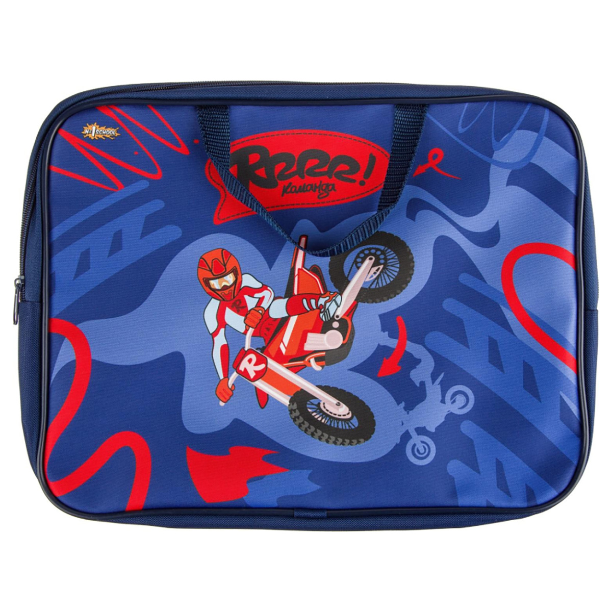 №1 School Папка для тетрадей Moto freestyle A4 40 мкм песок 1557095 Фото 1.