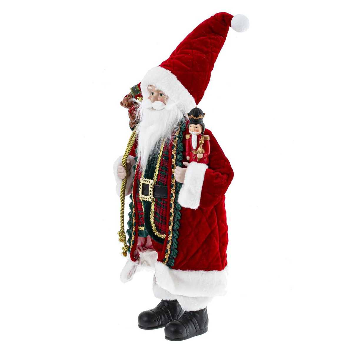808440 Дед Мороз 26 х 16 х 62 см Красный Фото 6.