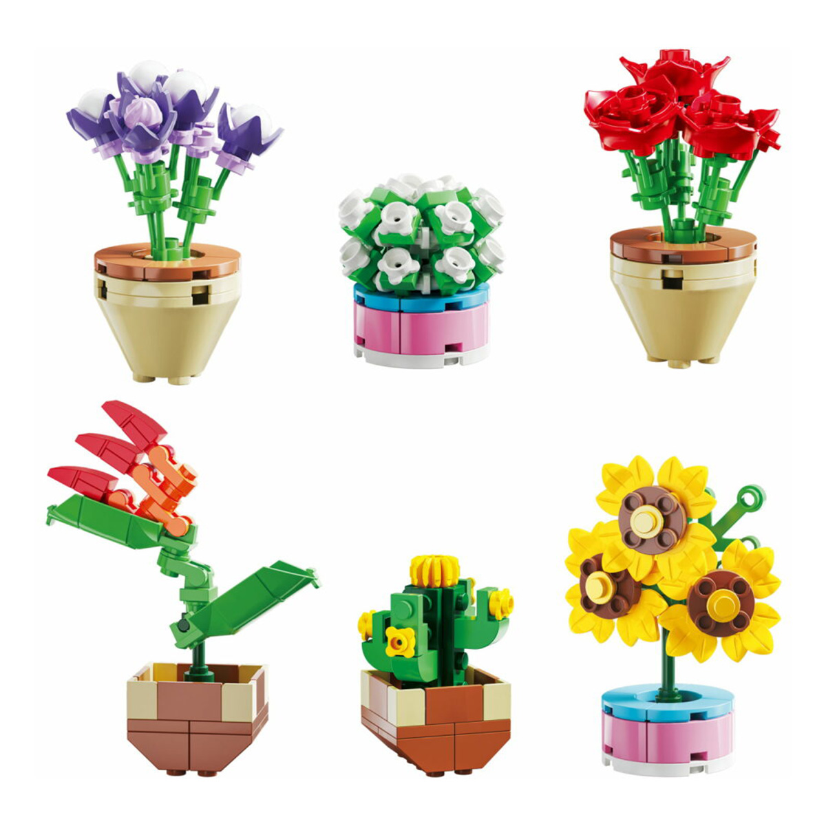 1TOY Конструктор Blockformers Мини-оранжерея ассортиментте 54 элемент. Т27019 Фотосурет 36.