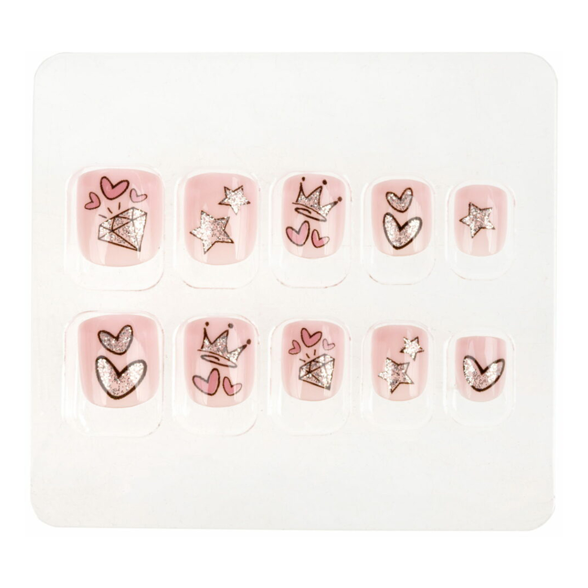 Lukky Накладные ногти на клеевой основе Diamond Queen Нэйл-Арт Т26740 Фото 6.