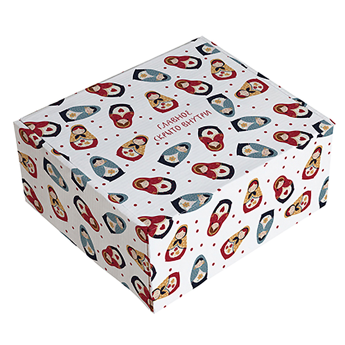 Be Smart N5042 Подарочная коробка.Коллекция Folk 12 х 26 х 23 см матрешки Фото 1.