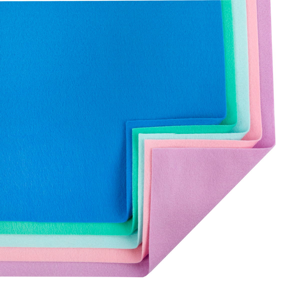 Фетр Gamma Premium FKR10-27/30 декоративный 1 мм 27 см х 30 см 5 шт ассорти №1 Фото 7.