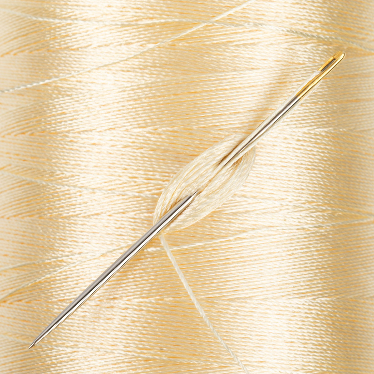 Швейные нитки (полиэстер) 150D/3 Gamma / Micron 1000 я 912 м №129 бл.желтый Фото 8.