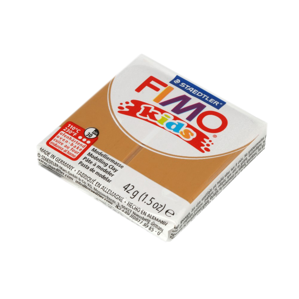 FIMO Kids полимерная глина для детей 42 г 8030-71 светло-коричневый Фото 1.