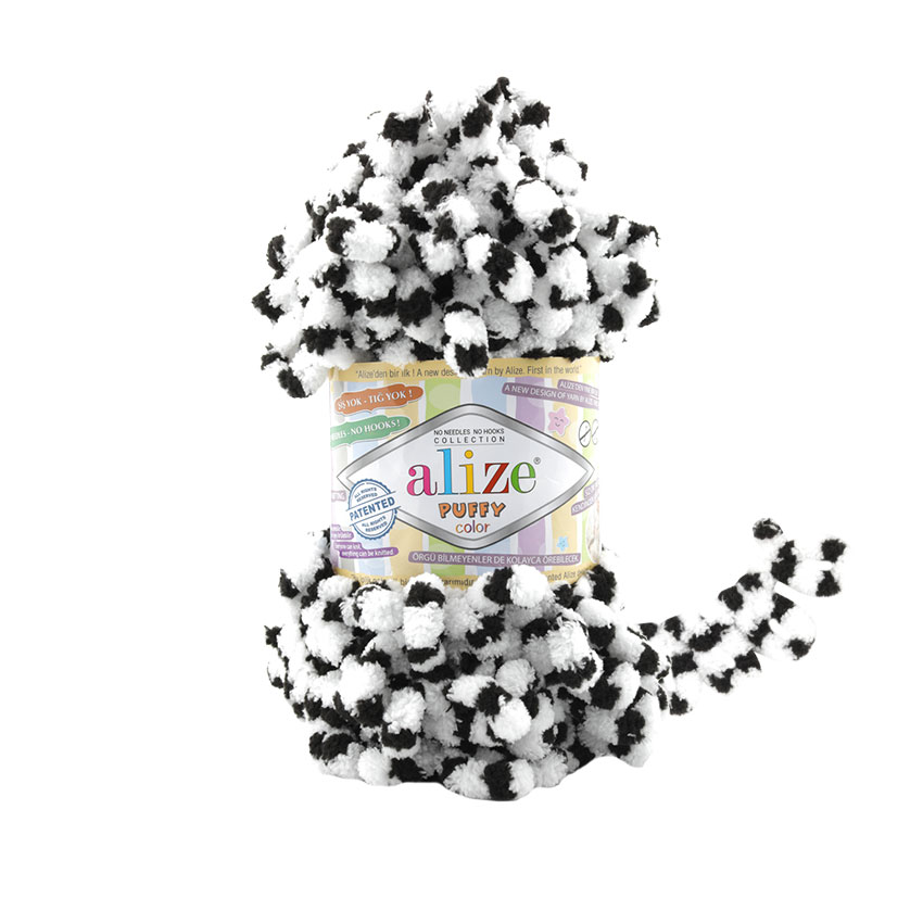 Пряжа Alize Puffy Color 100% микрополиэстер 100 г 9 м 6451 купить за ...