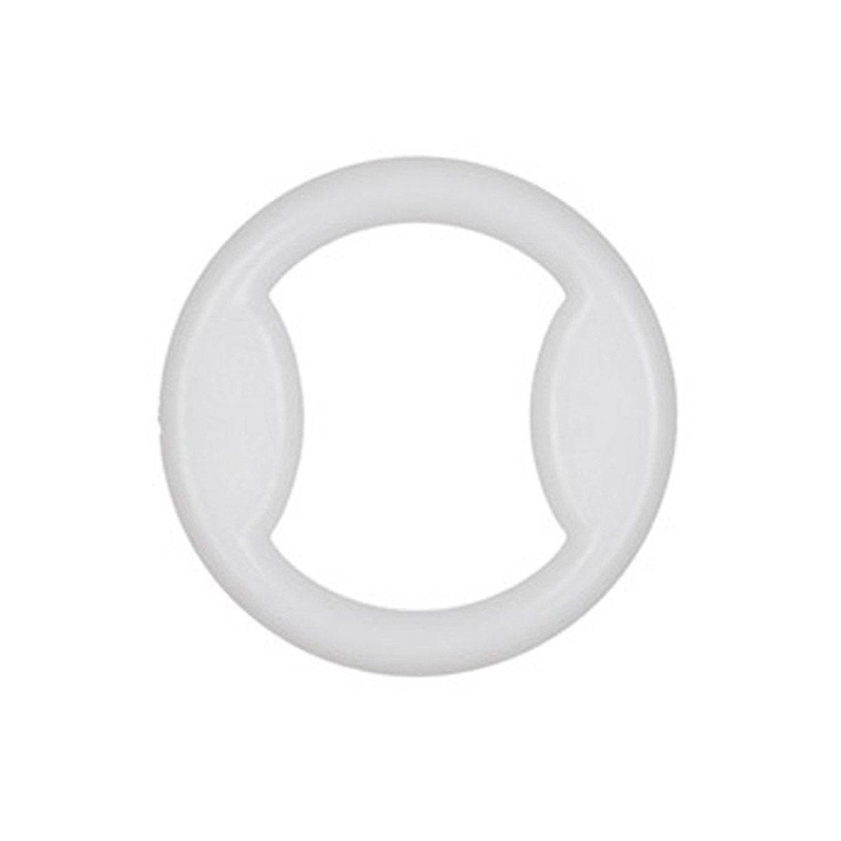 BLITZ CP02-10 кольцо ч/б пластик d 10 мм белый Фото 1.