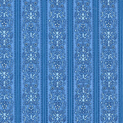 Ткань для пэчворка PEPPY COUNTRY MANOR 50 x 55 см 146 г/кв.м 100% хлопок ADZ-16270-4 BLUE Фото 1.