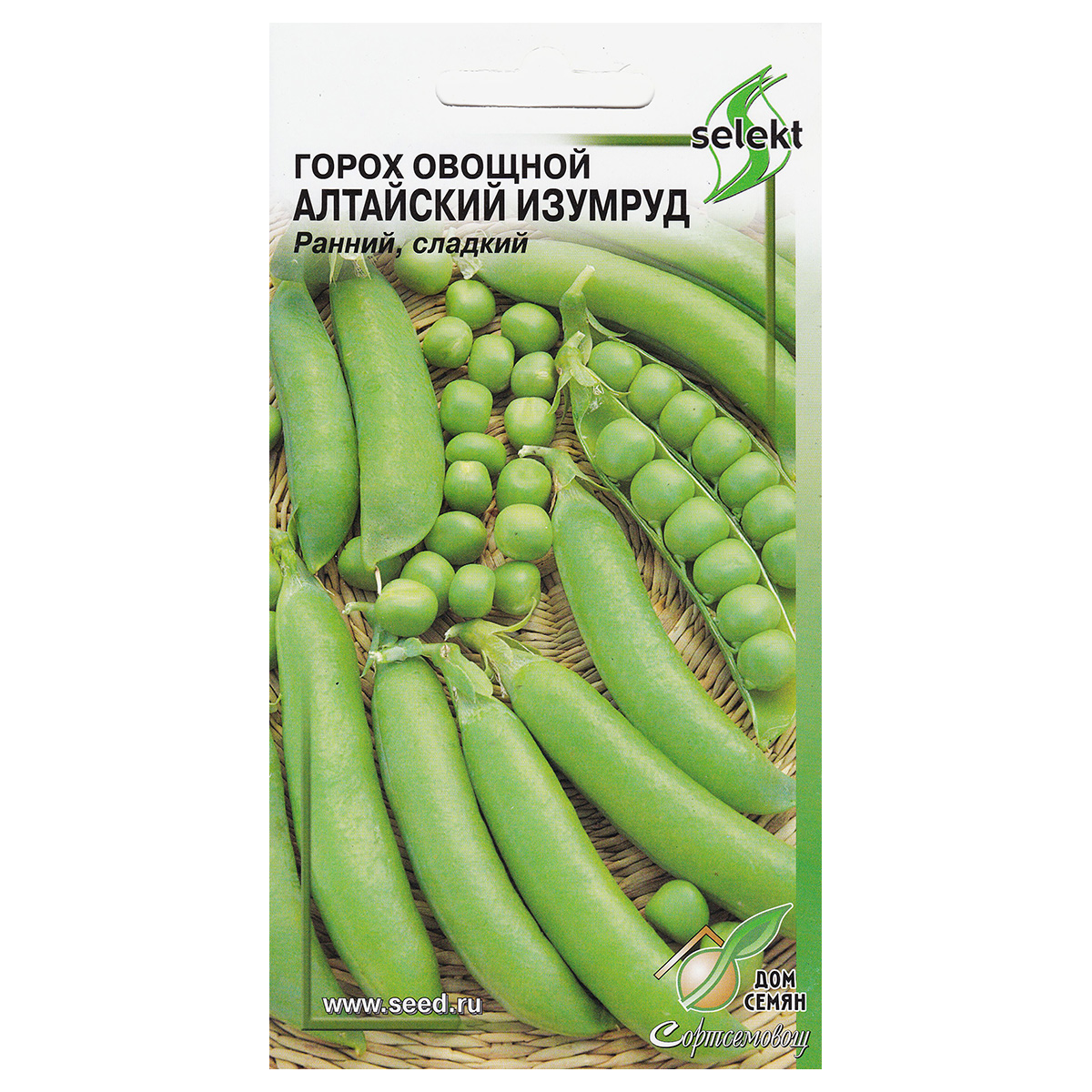 Дом семян Семена Горох Алтайский изумруд 40 шт 19012 Фото 1.