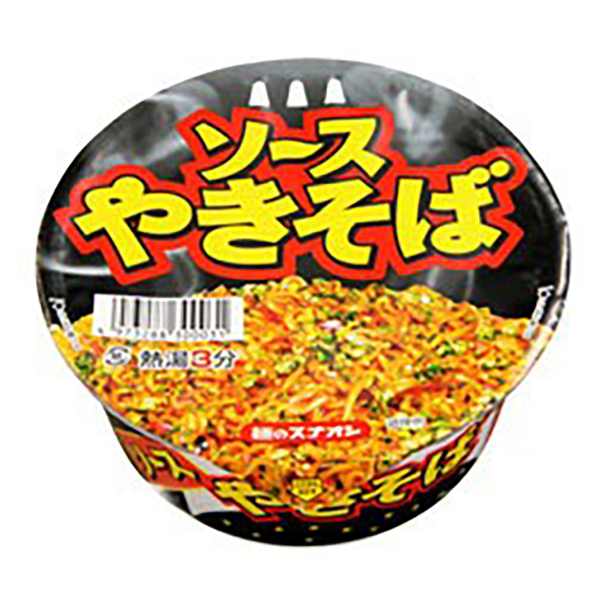 SUNAOSHI Лапша быстрого приготовления 80 г Якисоба с овощным соусом 300031 Фото 1.