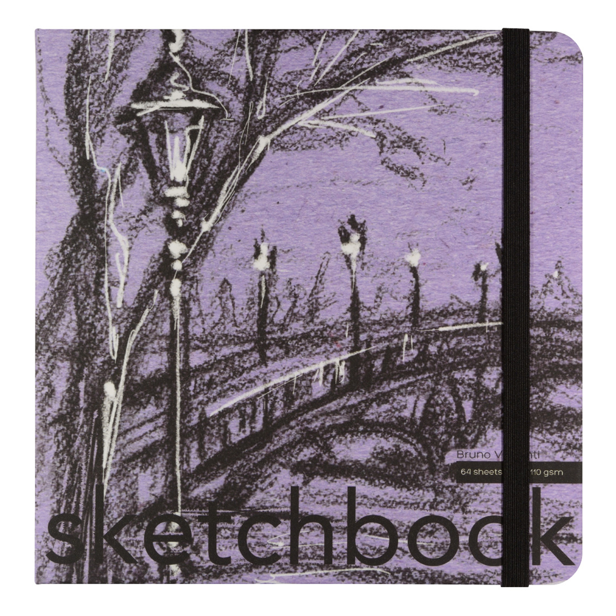 Bruno Visconti 1-512/03 Sketchbook Bv 110 г/м2 20 х 19.8 см сшивка 64 л. ЧЕРНЫЙ Фото 12.