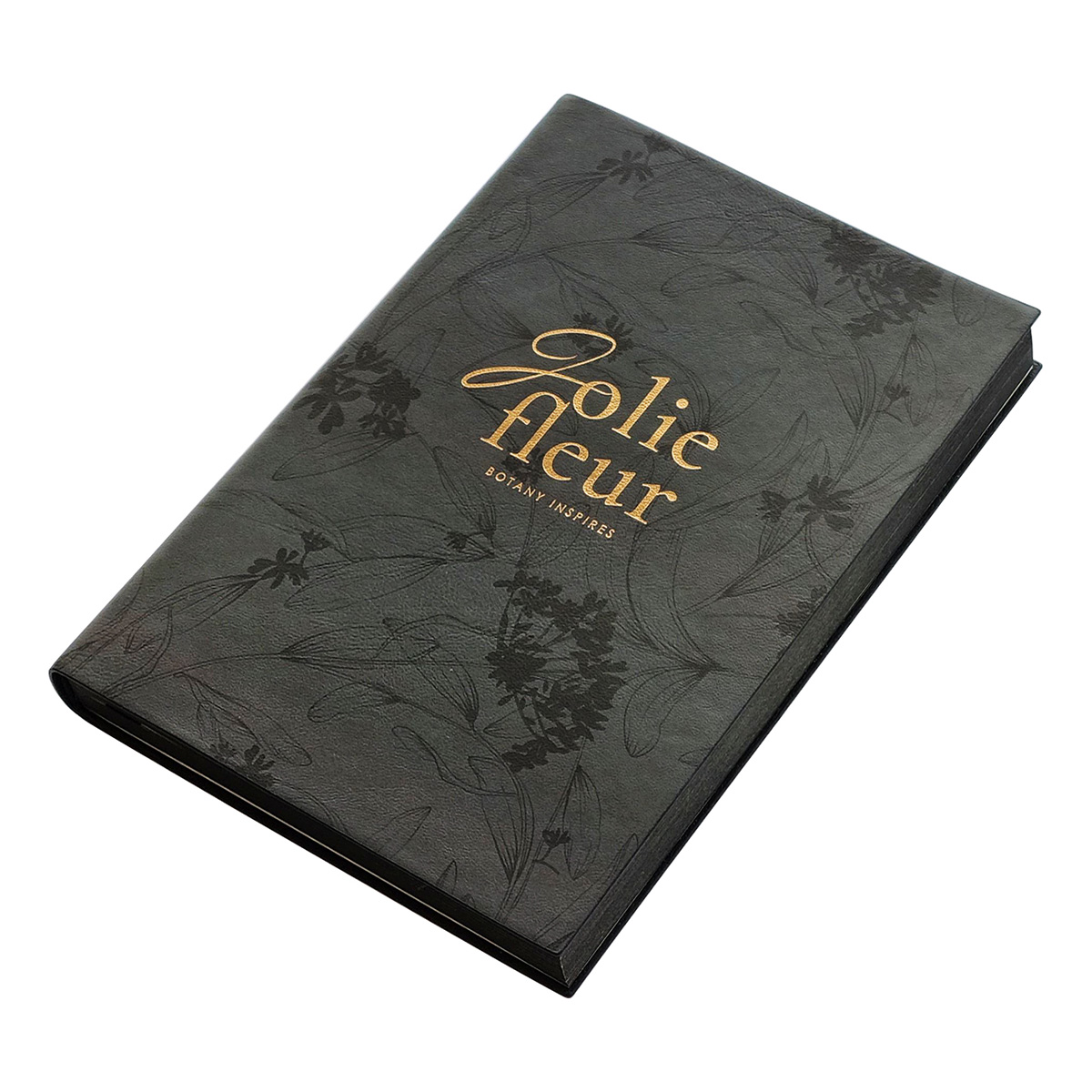 Infolio Ежедневник недатированный Fleur A5- 140х200 мм 160 л. I1863/black Фото 1.
