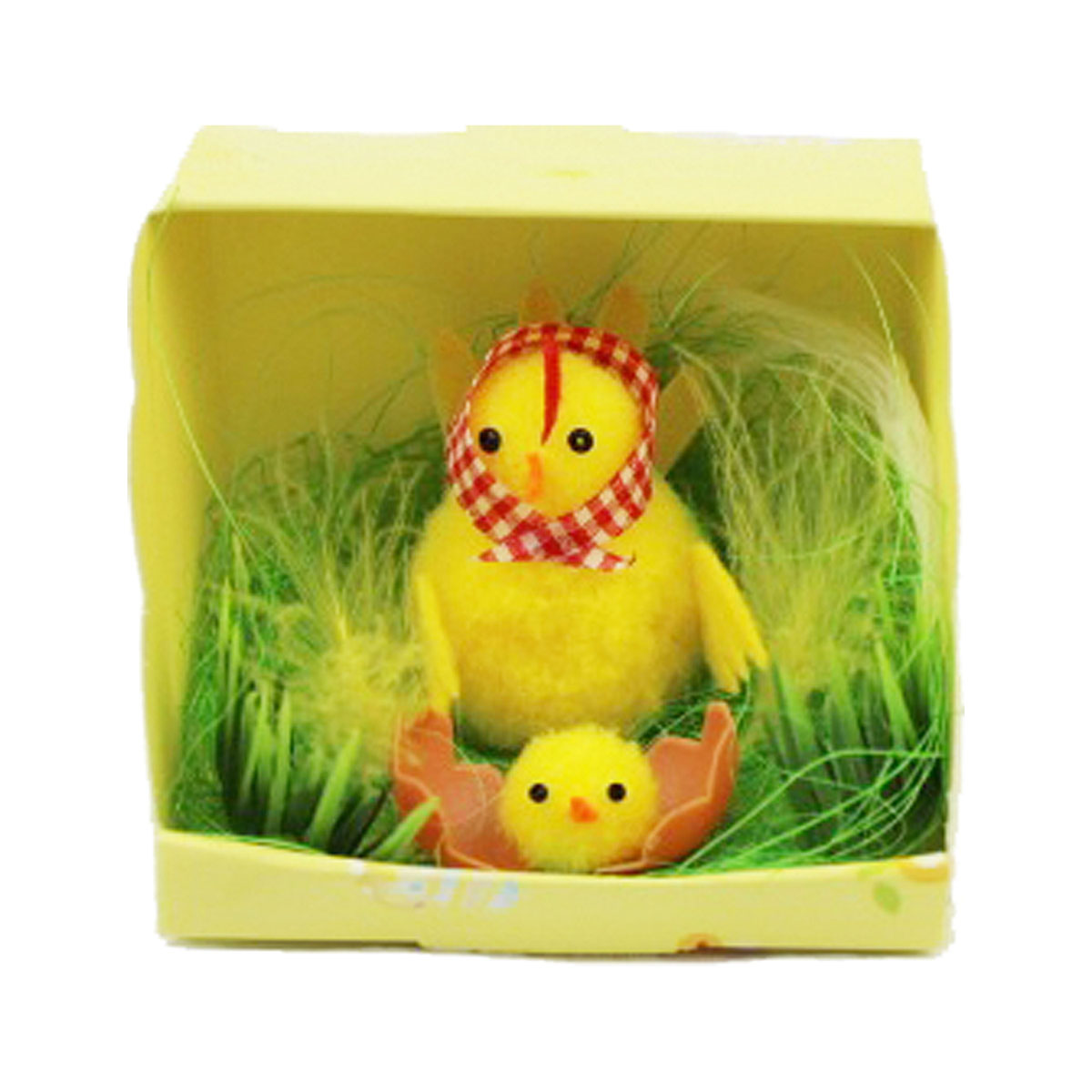Домашняя кухня 33637 Пасхальный сувенир Композиция с Курочкой  8 х 7 х 6 см в ассортименте Фото 1.