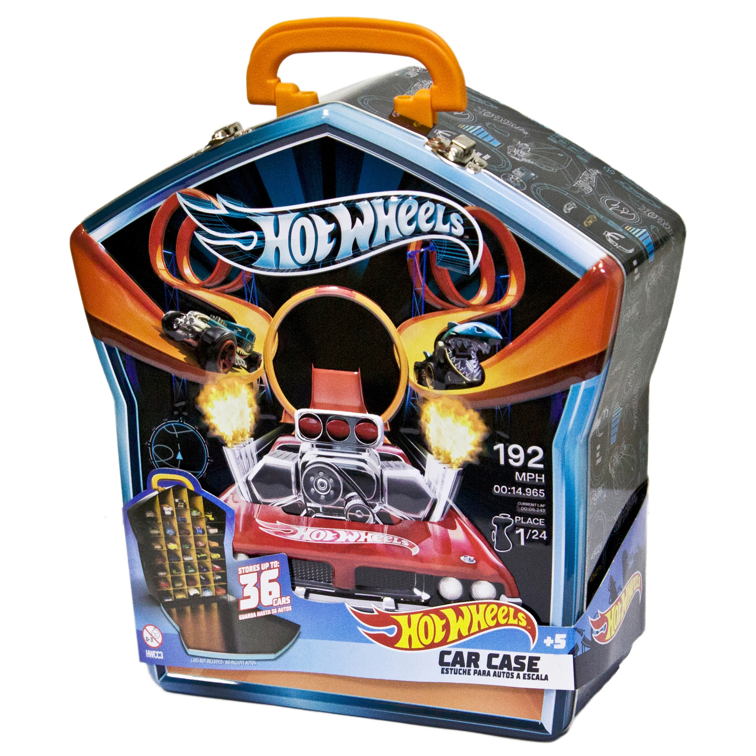 Hot Wheels Портативный кейс для хранения 36 машинок Hot Wheels черный HWCC3-B Фото 1.