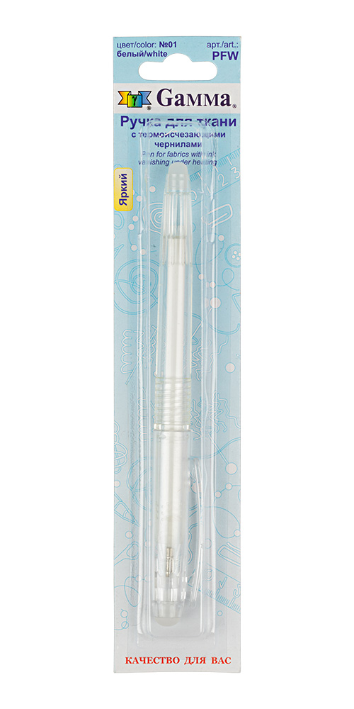 Gamma PFW Ручка для ткани №01 белый Фото 1.