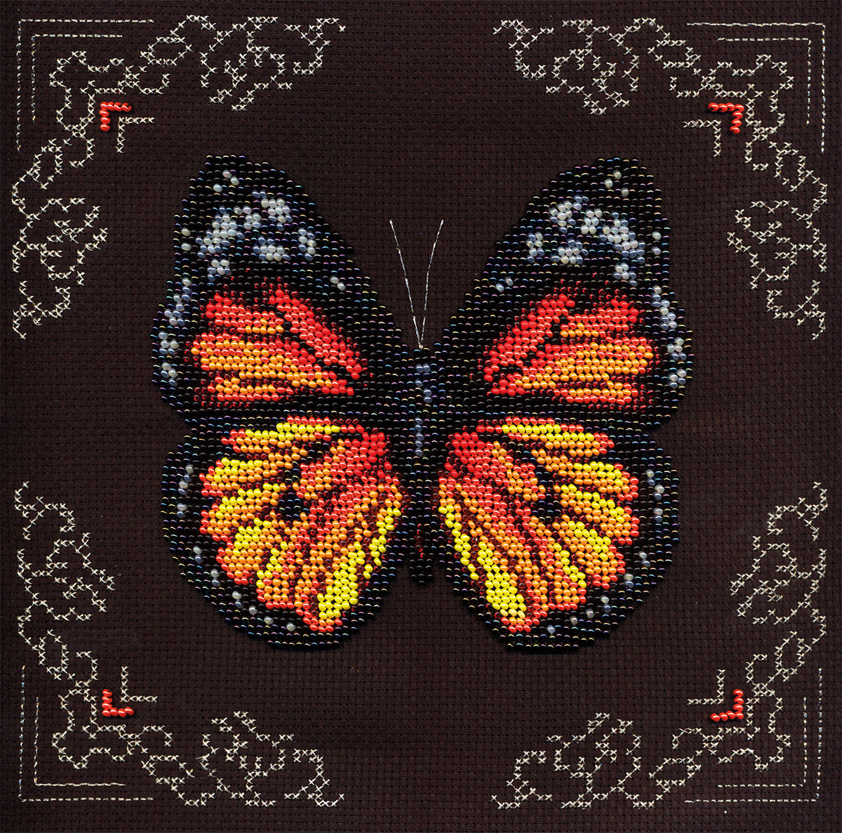 Набор для вышивания Panna Рыжая бабочка 