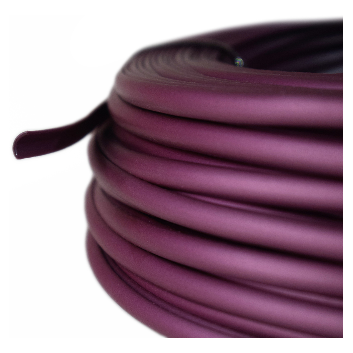 TREVO Полиротанг гладкий, Lider полутрубка 7 мм 100 м 1202-100 фиолетовый металлик Фото 2.
