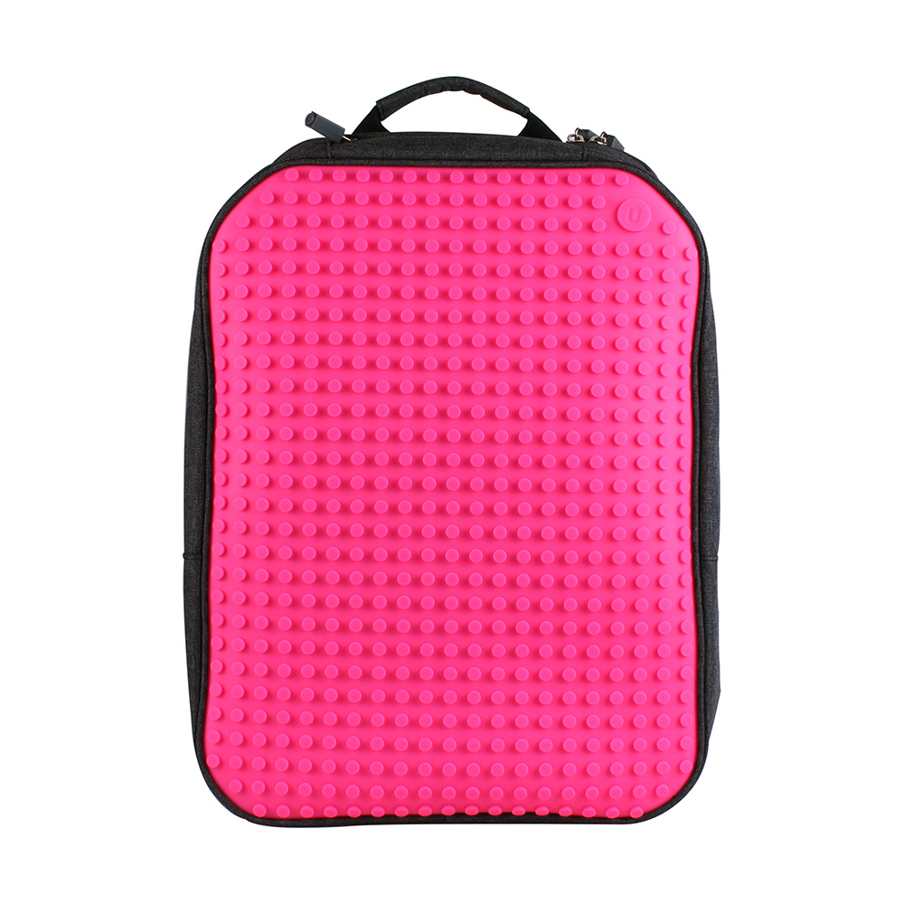 Upixel Пиксельный рюкзак Canvas classic pixel Backpack, большой (ортопедическая спинка) 120фишек, фуксия WY-A001 80370 Фото 1.