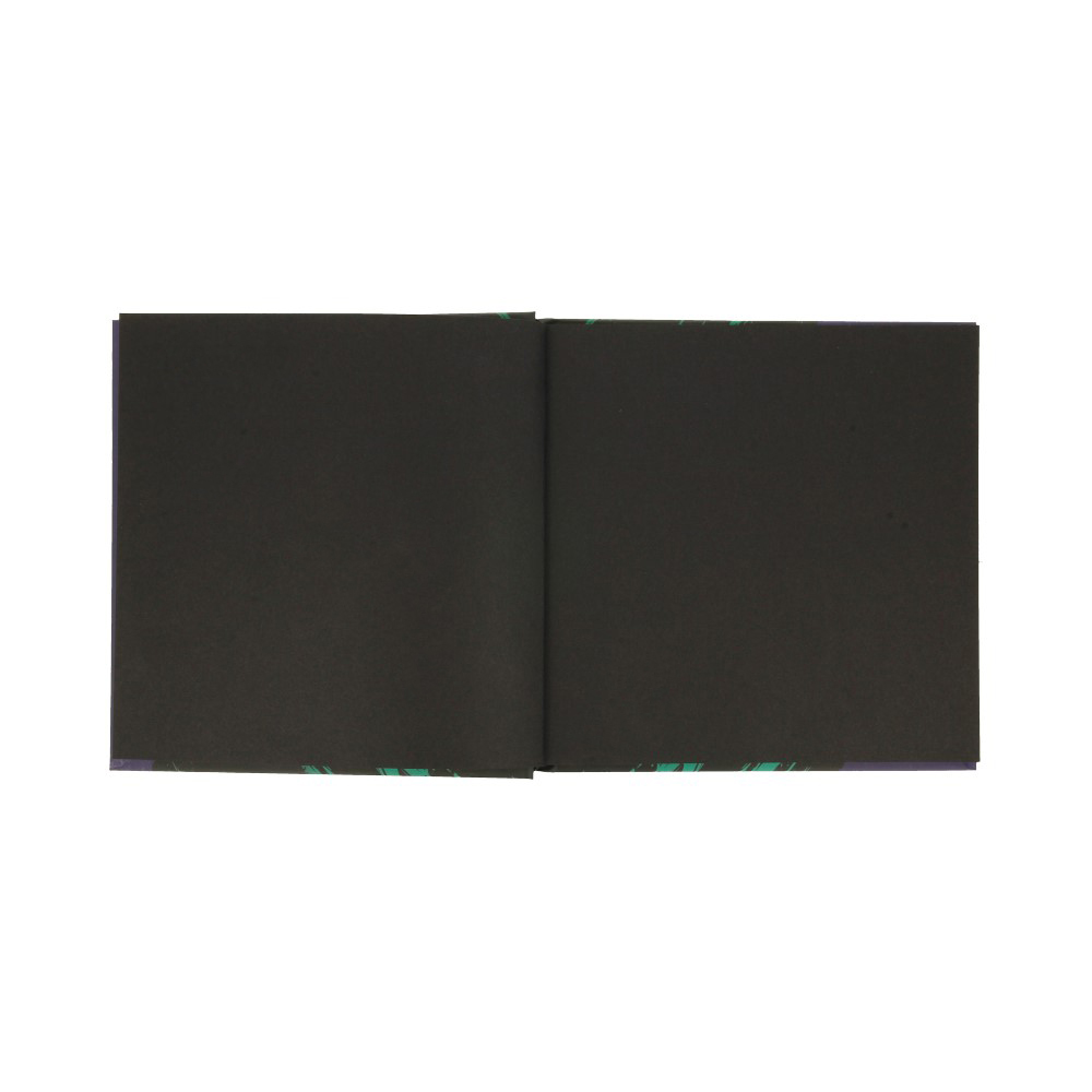 Проф-Пресс Скетчбук (черный блок) 120 г/м2 A5- 16 х 16 см склейка с одной стороны 64 л. Набросок цветка 60-5693 Фото 2.