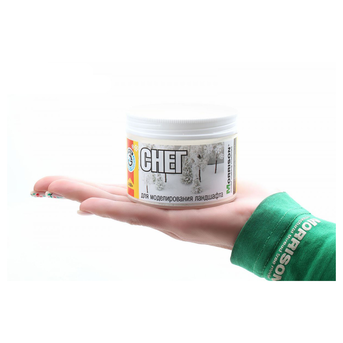 Morrison Текстурная паста для ландшафта Снег 200 г 150-pst-008 Фото 1.