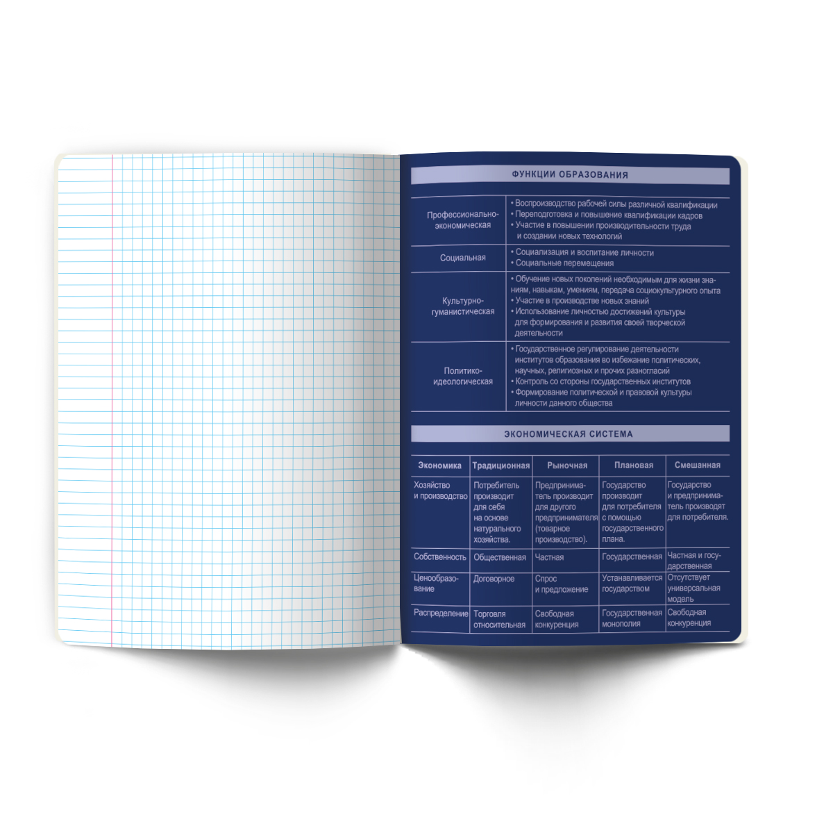 Светоч Т286 Тетрадь со справочным материалом Золотые главы, тисн.золот.фольгой, A5 48 л. на скобе 65 г/кв.м , белизна 100 % , клетка 01856 Золотые главы Обществознание Фото 6.