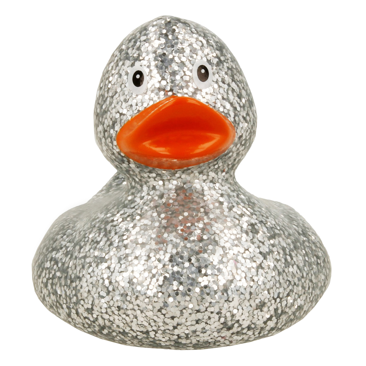 Веселые Ути-Пути Уточка резиновая Диско уточка серебряная 1345 Фото 1.