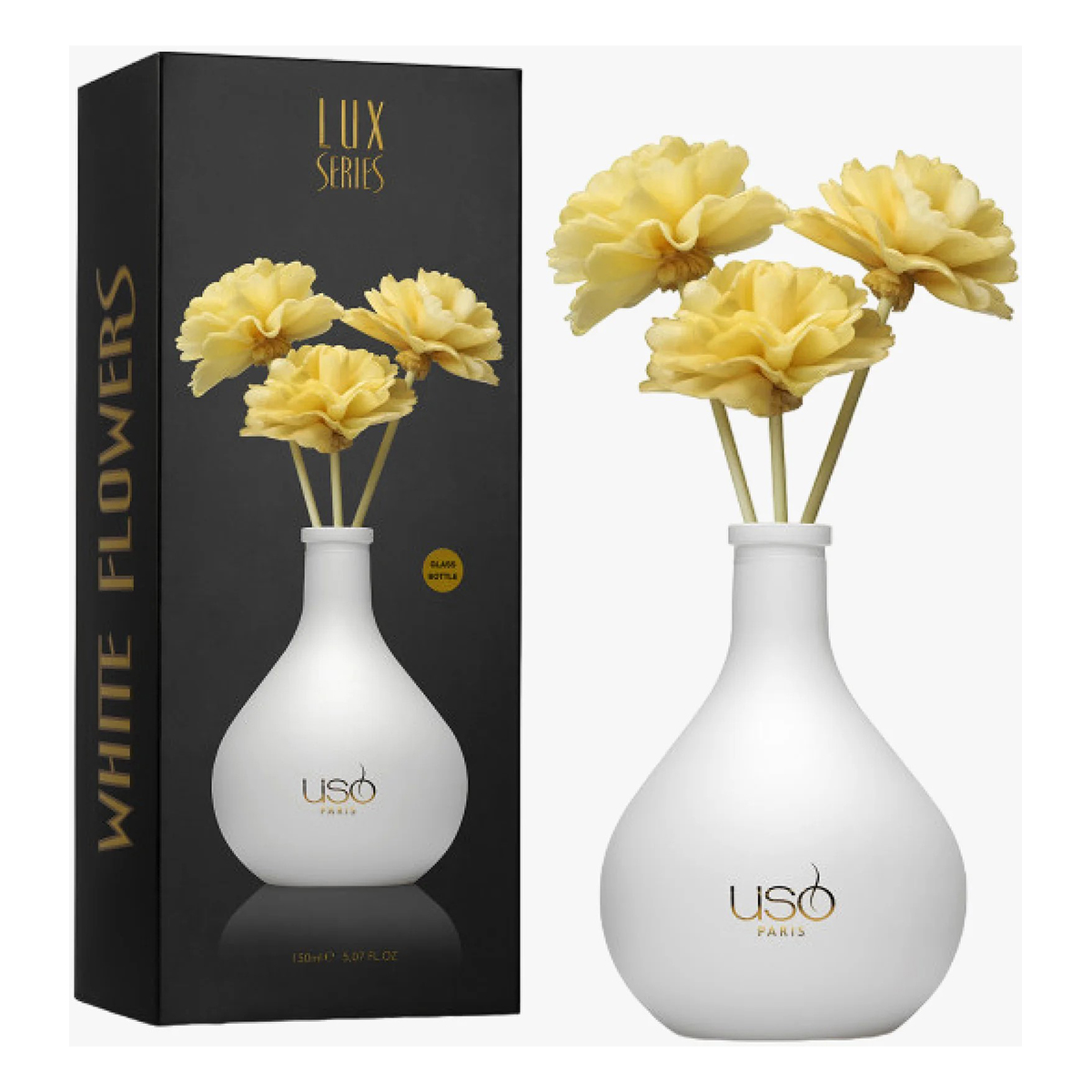 USO Диффузор USO LUX 150 мл White Flowers (Белые цветы) Фото 1.