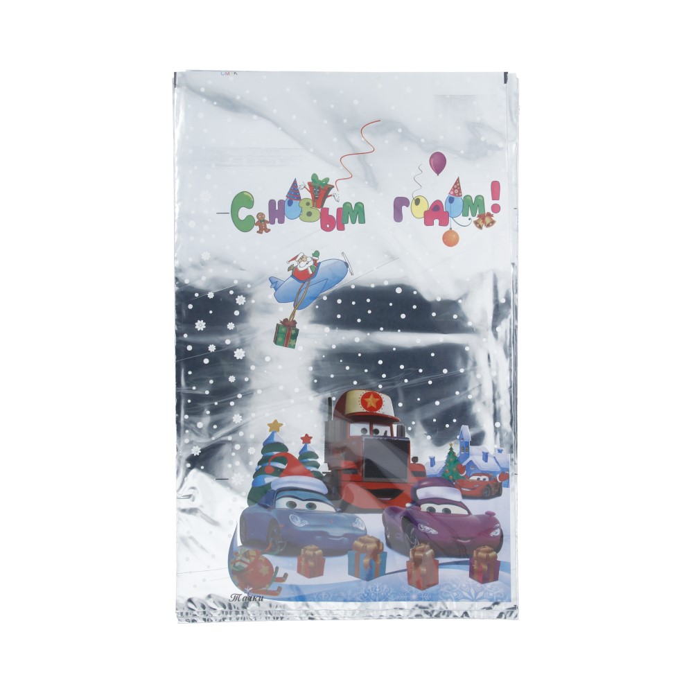 Пакет подарочный НГ 5 шт 24 х 40 х 0.2 см Новогоднее ассорти СК Фото 3.