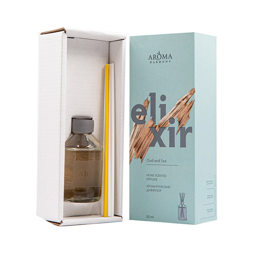 AromaHarmony Ароматический диффузор-открытка ELIXIR 50 мл Oud and Sea АН60303 Фото 1.