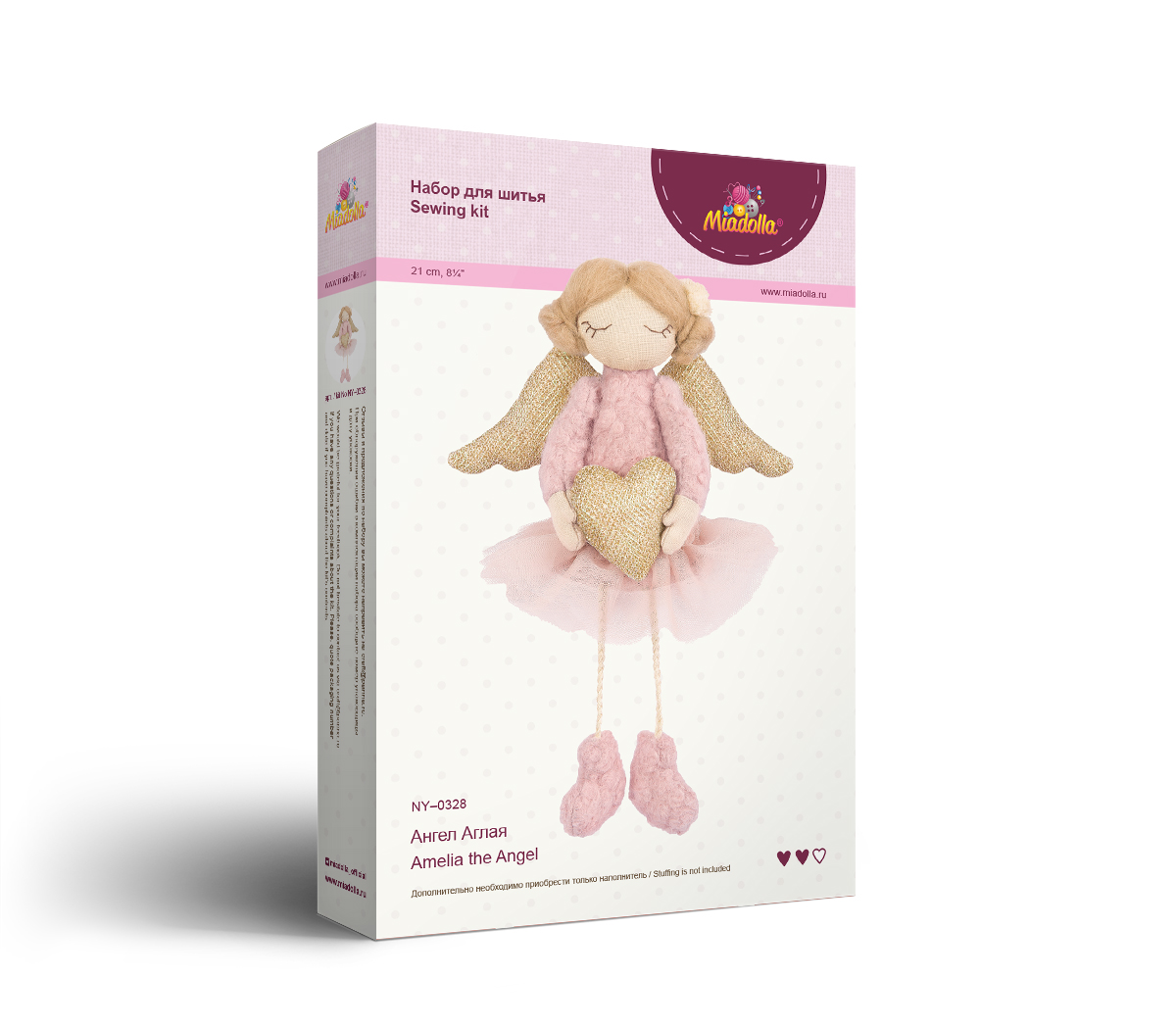 Декор новогодний мягкая игрушка Ангел с подсветкой 45см в ассортименте купить по цене 2 руб