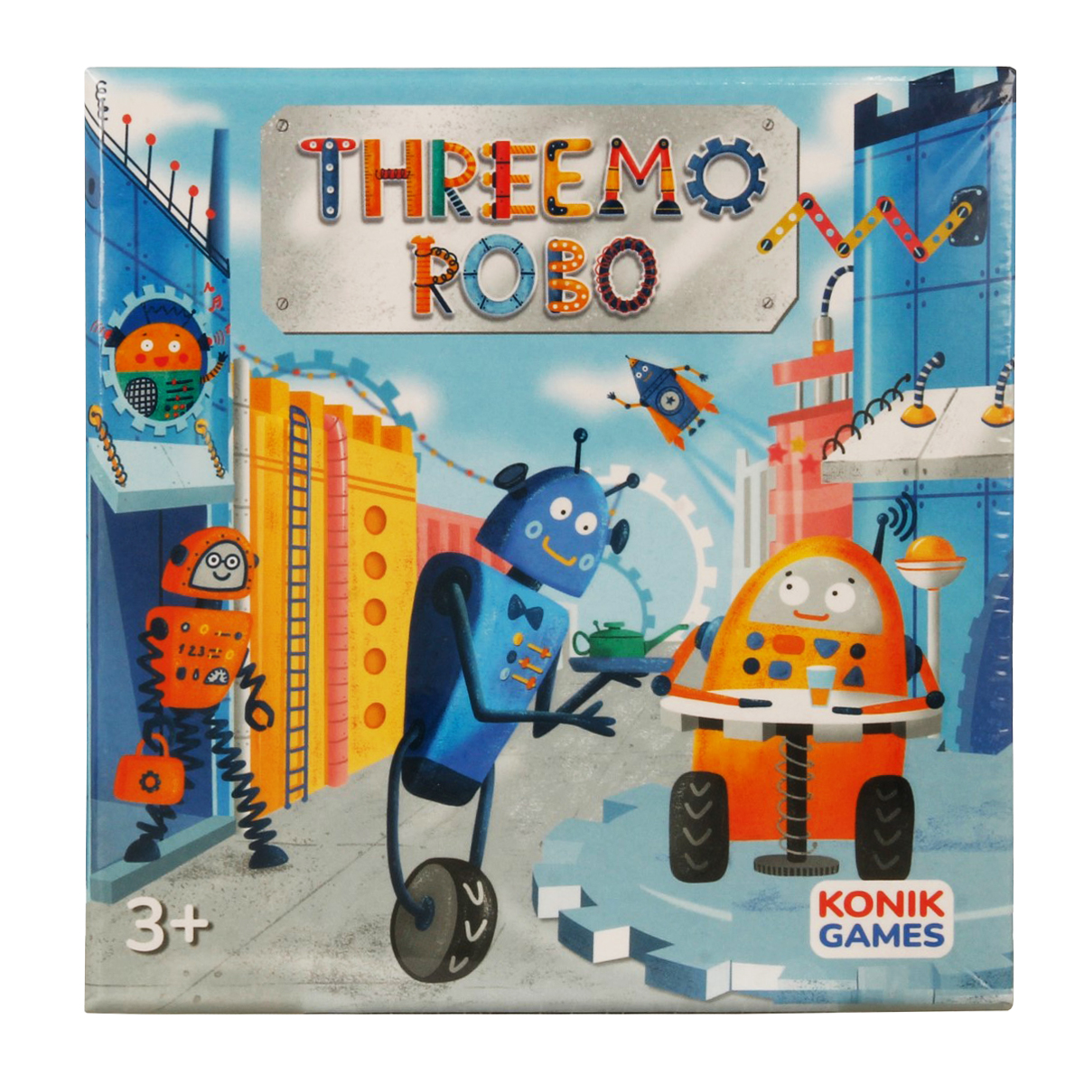Игра настольная KONIK GAMES Threemo РОБО KG0007