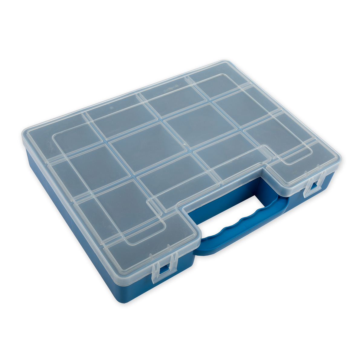 Gamma Коробка для шв. принадл. OM-007 пластик 27.3 x 22 x 5 см синий Фото 1.