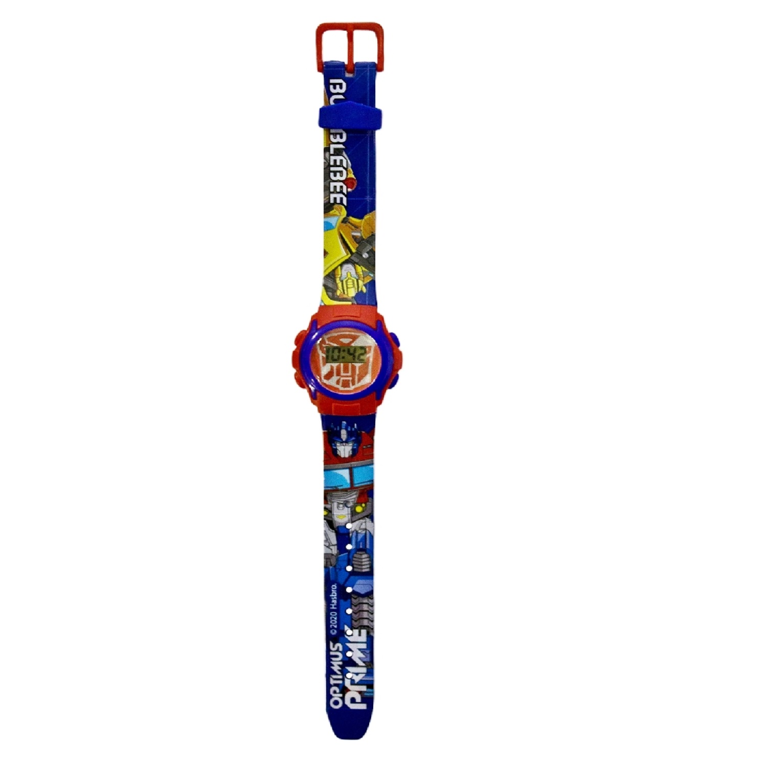 Transformers Часы наручные электронные синие 30 х 12 х 1 см TNF47151