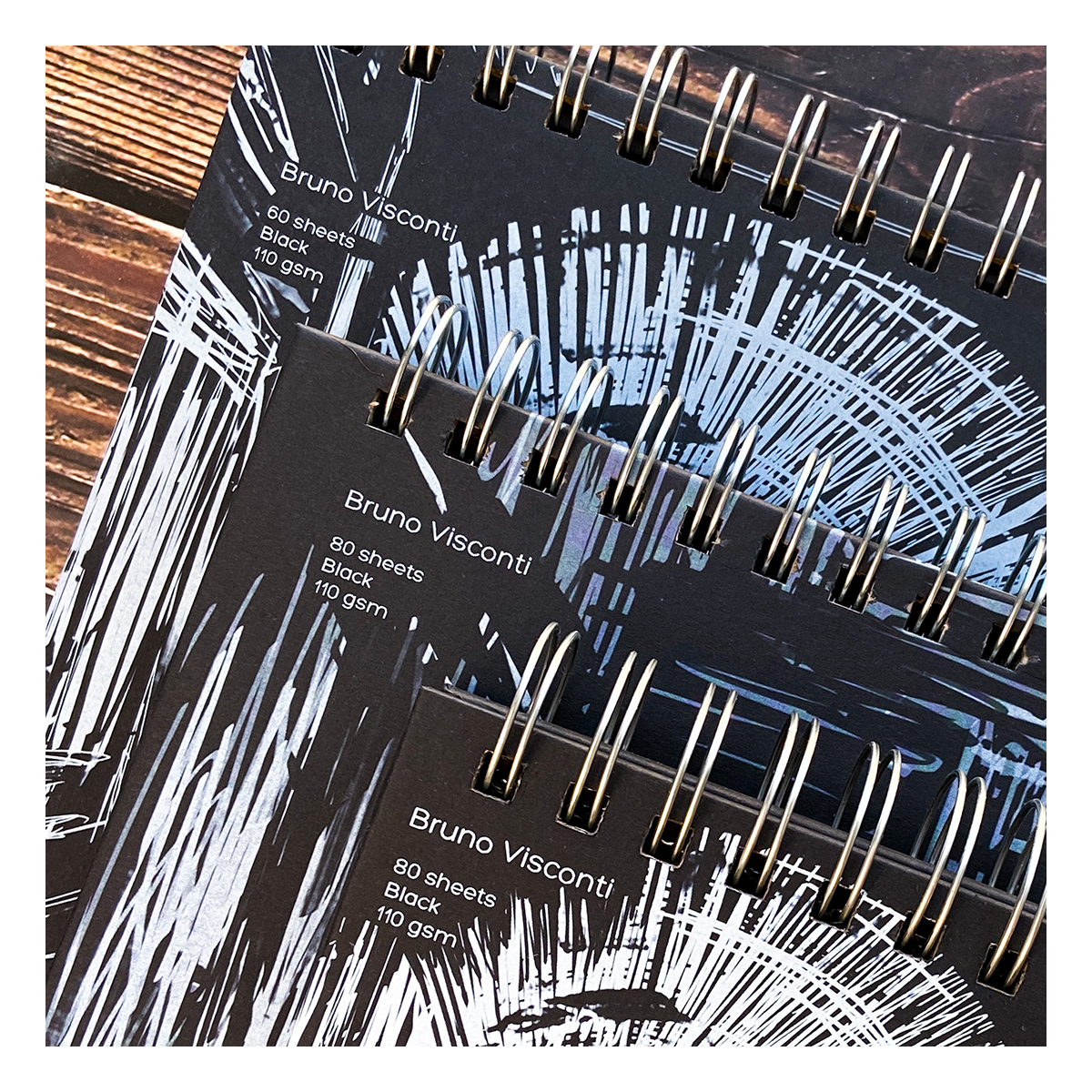 Bruno Visconti 1-504/03 Sketchbook Bv 110 г/м2 26.8 х 18 см на гребне 80 л. ЧЕРНЫЙ Фото 7.