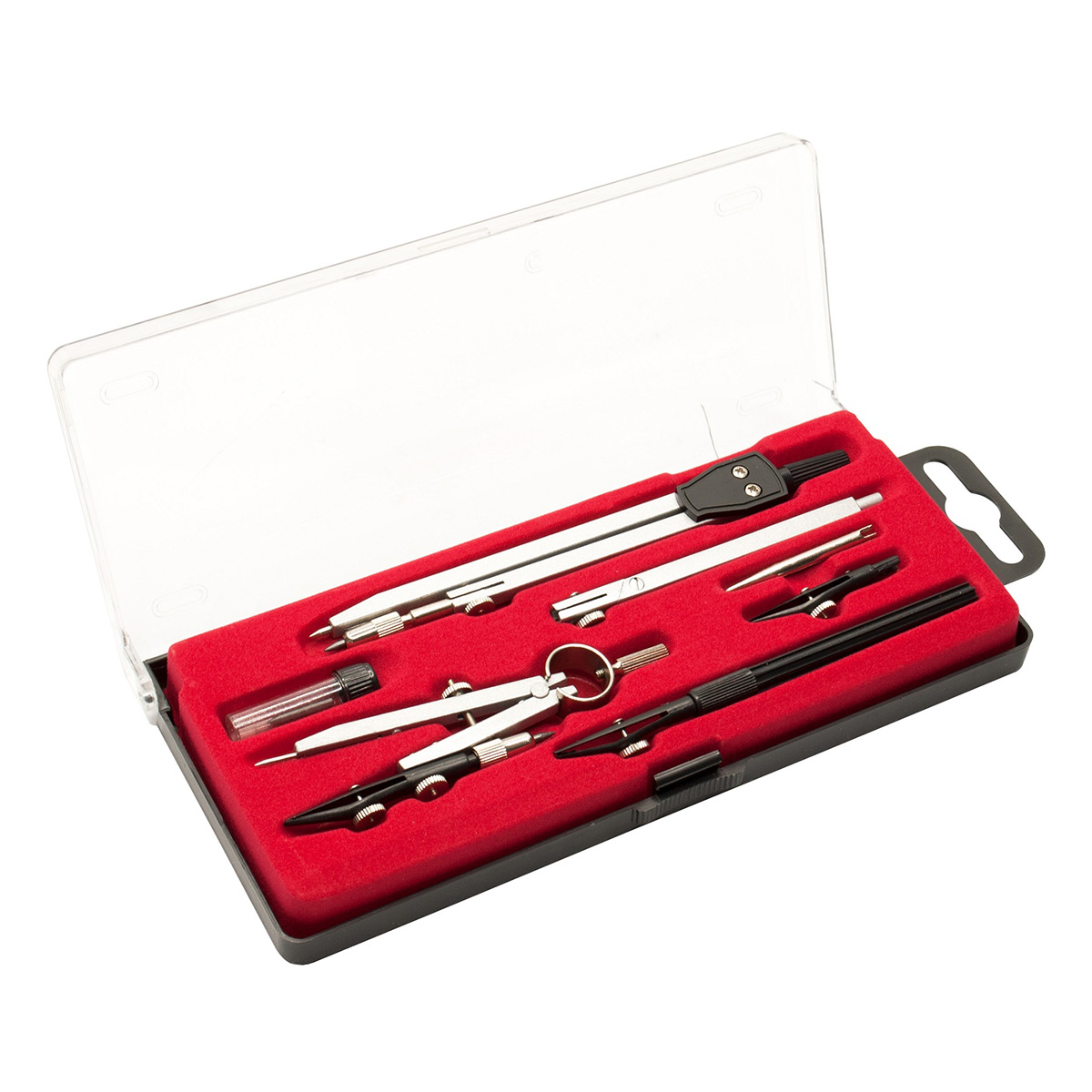 Silwerhof Готовальня в компл.7 предметов 2060335 18.40 см в пластиковой упаковке с европодвесом Фото 4.