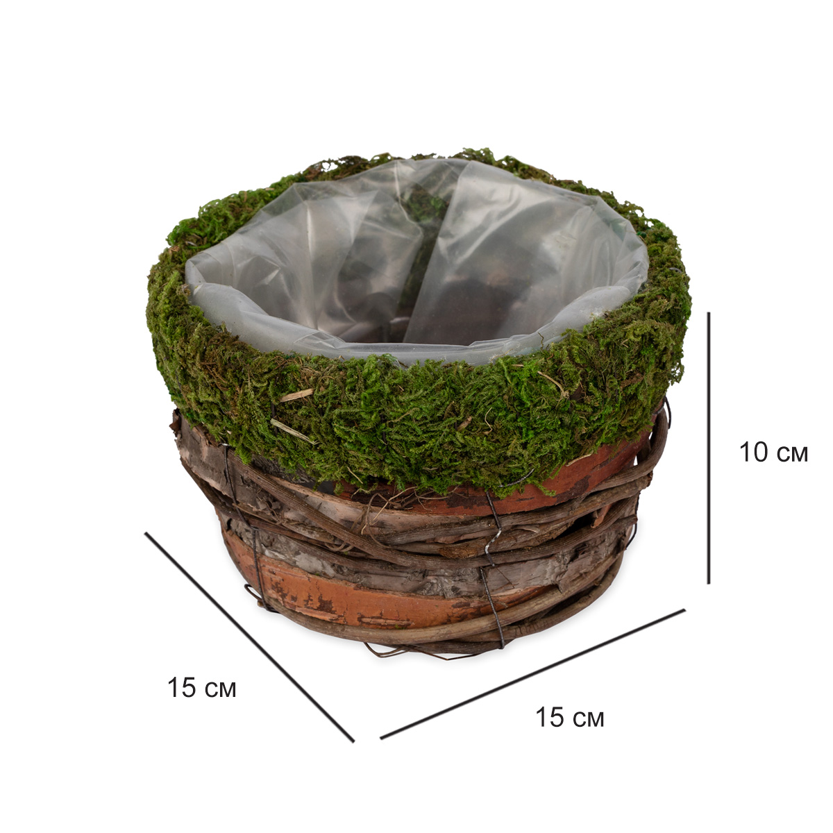 Blumentag FLBM-01/2 Кашпо 15 х 15 х 10 см 01 Фото 2.
