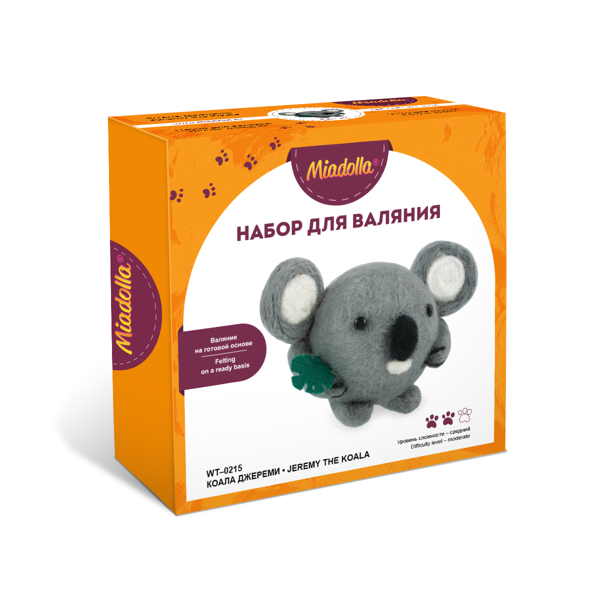 Miadolla WT-0215 Коала Джереми набор для валяния . Фото 1.