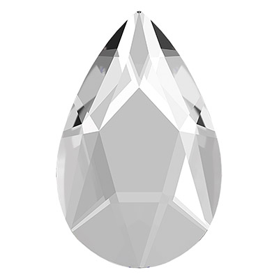 Страз клеевой 2303 Crystal 8 х 5 мм кристалл в пакете белый (Crystal F 001) Фото 2.
