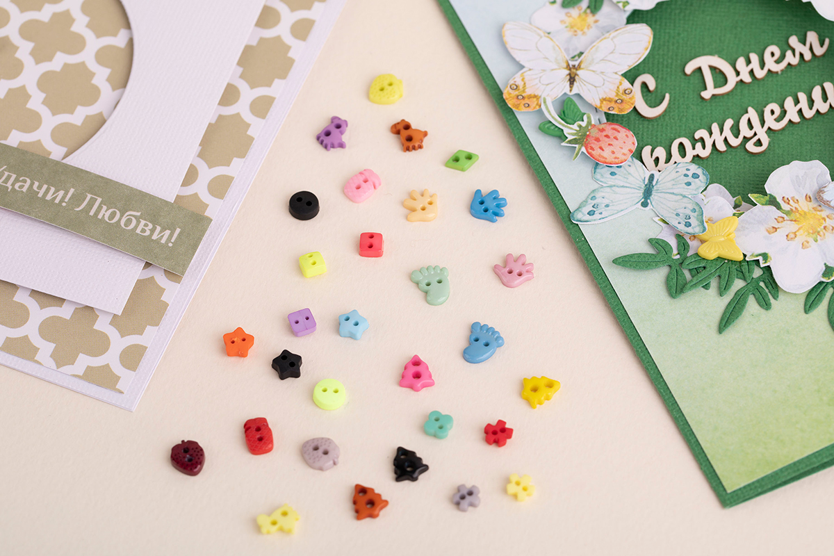 Mr.Painter LZB - 075 Набор пуговиц 12 шт. Фото 2.