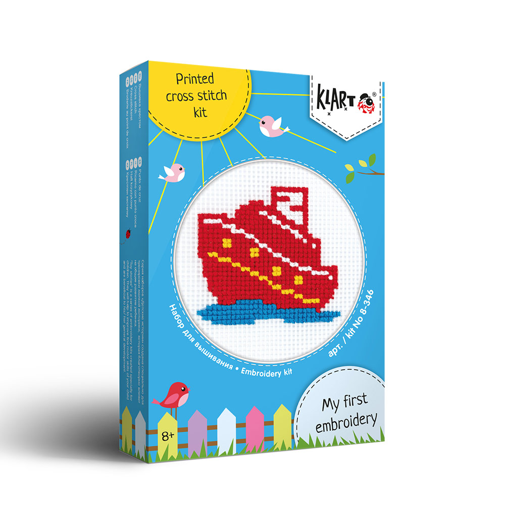 Klart набор для детского творчества 8-346 Детские истории. Кораблик 10 х 10 см Фото 3.